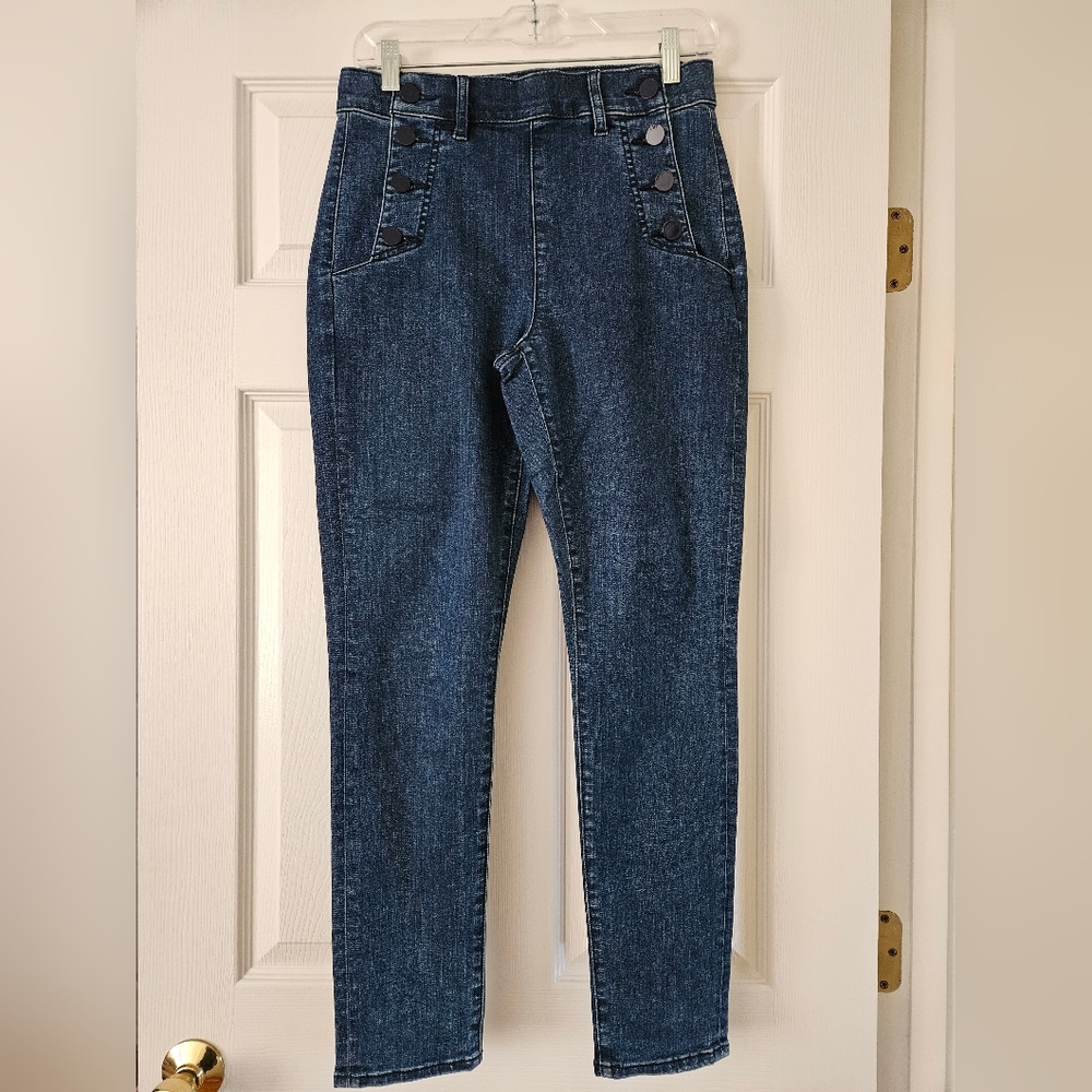 LOFT High Rise Blue Jeans for Women